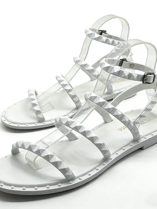 Valentino-inspired flat sandals