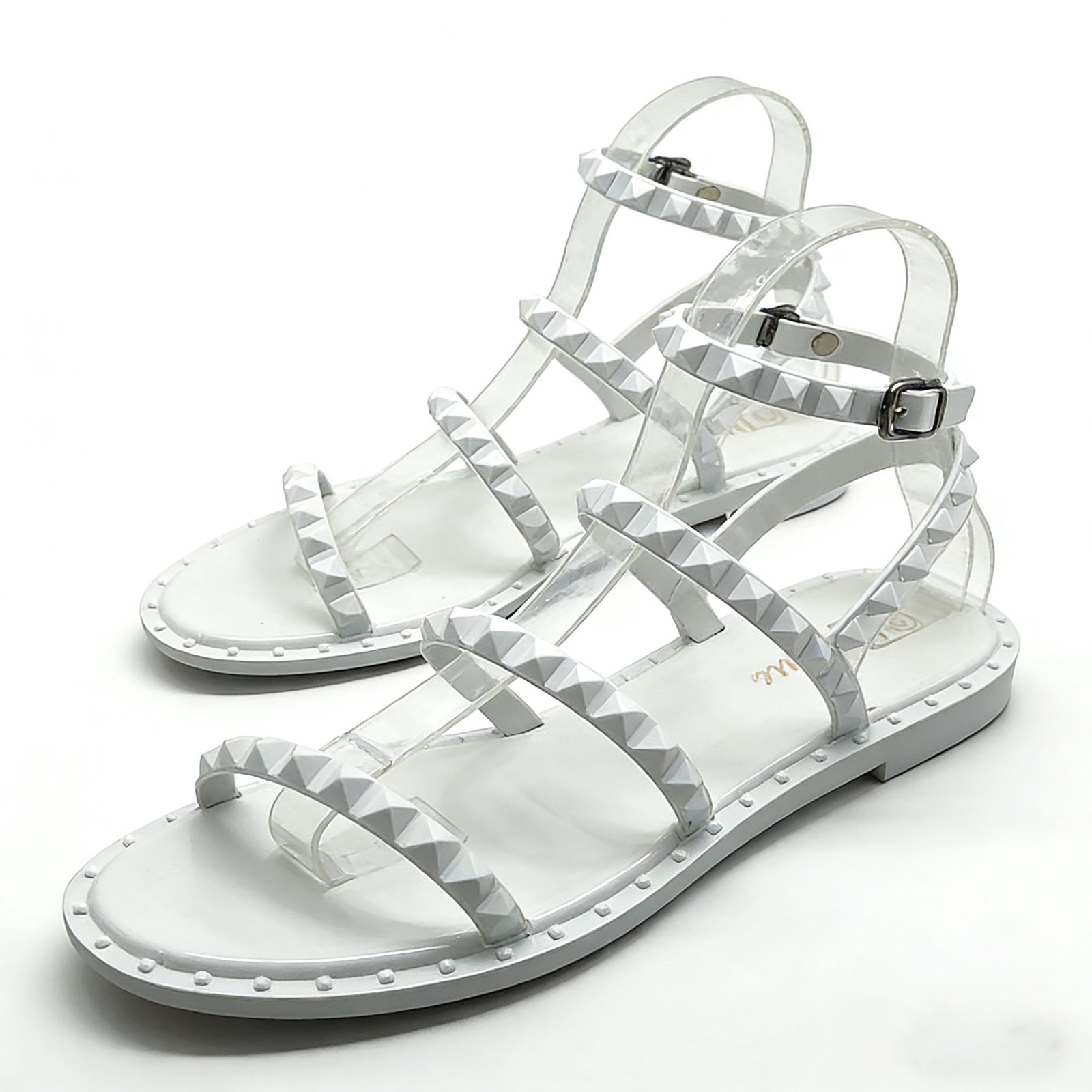 Valentino-inspired flat sandals